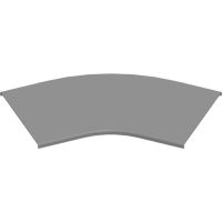 Pokrywa kolanka 45st. PKKZMC600, gr.blachy 2,0mm | 301260 Baks