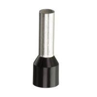 Końcówka tulejkowa TE 1,5-12V, przekrój: 1,5mm2, dł. tulejki 12mm, czarna (opak 100szt) | TE_1,5-12V/100 Erko