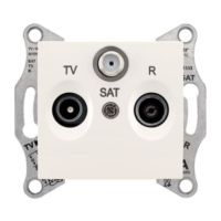 Gniazdo TV/R/SAT końcowe (1dB) kremowe, Sedna | SDN3501323 Schneider Electric