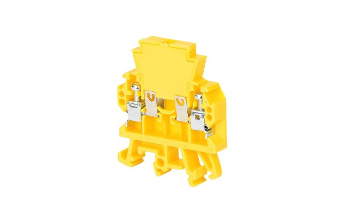 Złączka gwintowa ZUG-G/B, z wkładką bezpiecznikową, żółta (30szt.) | A11-5101 Pokój