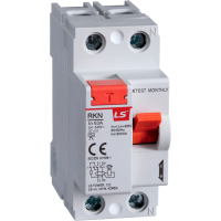 Wyłącznik różnicowo-prądowy RKN 2P 63A 30mA typ AC | RKN 2P 63A 30MA Aniro