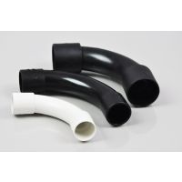 Kolanko dwukielichowe wtryskowe sztywne ZK 47 szare (opak 10szt) | 09.43 Elektroplast Stróża