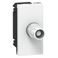 Gniazdo BNC 75 1 moduł białe żeńskie, Mosaic | 078758 Legrand