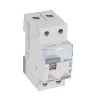 Wyłącznik różnicowo-prądowy P 302 2P 63A 300MA typ A serii TX3 | 411576 Legrand