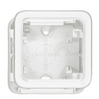 Puszka pojedyncza antybakteryjna, biała, Plexo | 070741 Legrand