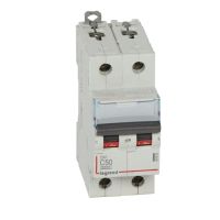 Wyłącznik nadprądowy S 302 2P C 50A 6000A serii DX3 | 407805 Legrand