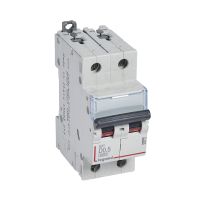Wyłącznik nadprądowy S 302 2P D 0,5A 6000A serii DX3 | 408022 Legrand