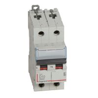 Wyłącznik nadprądowy S 302 2P D 10A 6000A serii DX3 | 408029 Legrand