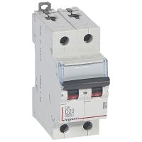 Wyłącznik nadprądowy S 302 2P D 20A 6000A serii DX3 | 408032 Legrand
