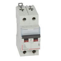 Wyłącznik nadprądowy S 302 2P D 6A 6000A serii DX3 | 408027 Legrand