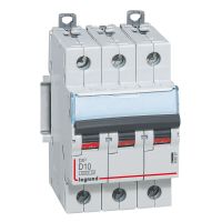 Wyłącznik nadprądowy S 303 3P D 10A 6000A serii DX3 | 408087 Legrand