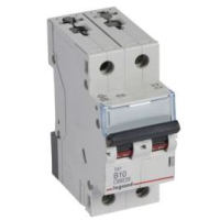 Wyłącznik nadprądowy S 302 2P D 0,5A 6000A serii TX3 | 403729 Legrand