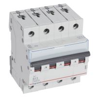Wyłącznik nadprądowy S 304 4P B 13A 6000A serii TX3 | 403416 Legrand