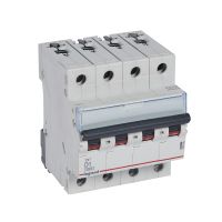 Wyłącznik nadprądowy S 304 4P D 1A 6000A serii TX3 | 403764 Legrand