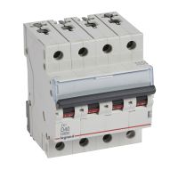 Wyłącznik nadprądowy S 304 4P D 40A 6000A serii TX3 | 403776 Legrand