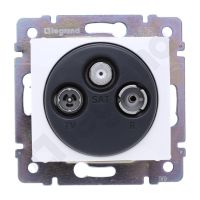 Gniazdo antenowe TV-RD-SAT typu gwiazda, białe, Valena | 774435 Legrand