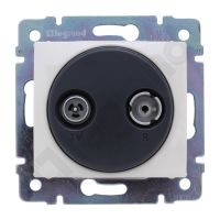 Gniazdo antenowe TV-RD końcowe, kremowe, Valena | 774333 Legrand