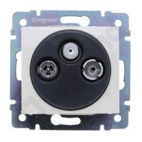 Gniazdo antenowe TV-RD-SAT typu gwiazda, kremowe, Valena | 774335 Legrand