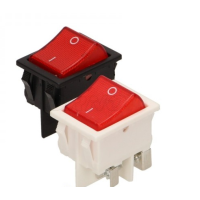 Łącznik kołyskowy podświetlany biały | ŁK-6/BIAŁY Orno