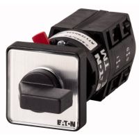 Łącznik krzywkowy 1P, 10A, 3kW, 1-3, bez samopowrotu, pokrętło czarne, do wbudowania w otworze 22,3mm, TM-2-8230/EZ P/T | 000701 Eaton