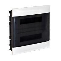 Rozdzielnica modułowa podtynkowa PRACTIBOX S 2x12 drzwi przezroczyste | 135372 Legrand