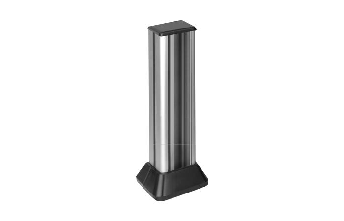 Minikolumna 1-stronna, wys. 451mm, 3-modułowa, 6xK45, aluminium ALC313/8/14 Simon Connect | ALC313/8/14 Kontakt Simon