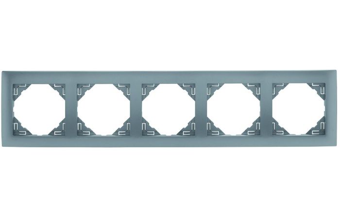 Ramka pięciokrotna, aluminium, LOGUS 90 | 90950TAL Efapel