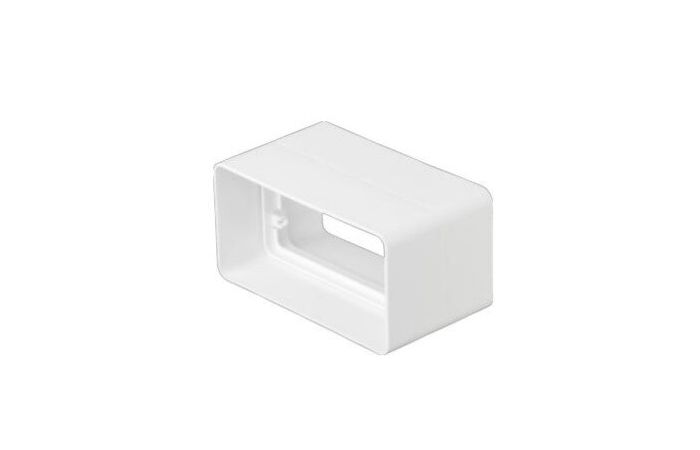 Złączka do kanału 110x55mm, biała | 02-411 Airroxy
