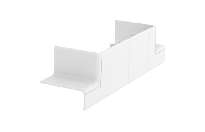 Trójnik do Rapid 45-2, 2-komorowy 190x52x56, PC/ABS, czysta biel, 9010 GK-TR53130RW | 6113300 Obo Bettermann