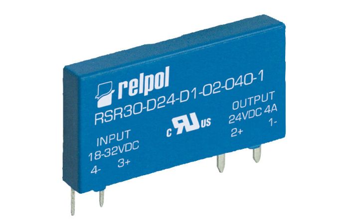 Przekaźnik półprzewodnikowy 4A 24VDC, RSR30-D24-D1-02-040-1 | 2611997 Relpol