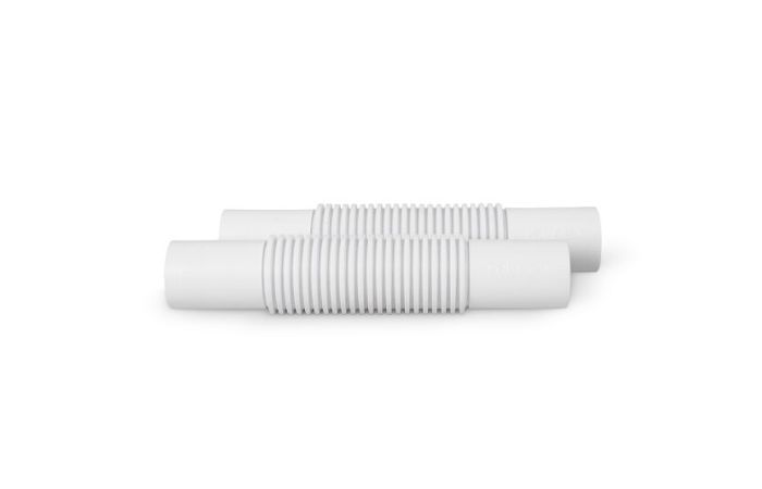 Złączka giętka kompensacyjna do rur ZCL 22 samogasnąca, PVC, biała (100szt) | 10120 TT Plast