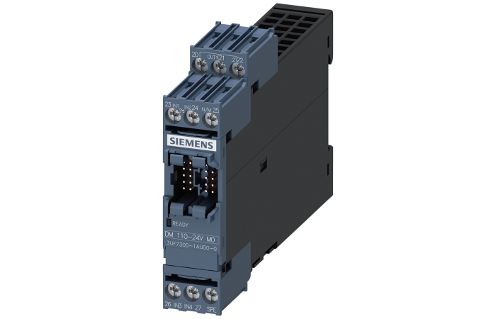 Moduł cyfrowy 4WE/2WY, napięcie we AC/DC 110-240V, wyjścia przekaźnikowe monostabilne, maks. 2 | 3UF7300-1AU00-0 Siemens