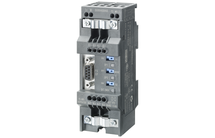 Repeater RS485 dla sieci PROFIBUS/MPI, 12MBITÓW/s, IPO20, SIMATIC S7 | 6ES7972-0AA02-0XA0 Siemens