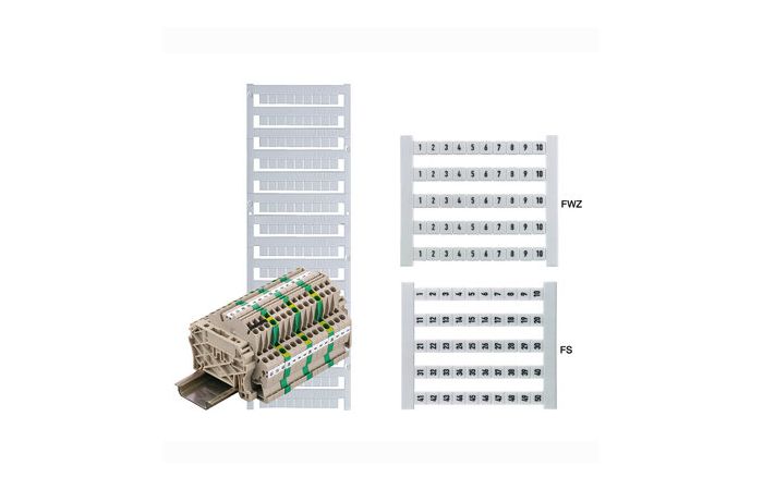 Oznacznik poziomy DEK 5 FWZ U,V,W,N,PE | 0558360000 Weidmuller