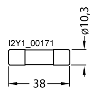 Bezpiecznik cylindryczny, 10x38 mm, 32 A, aR, Un AC: 600 V, SITOR | 3NC1032 Siemens