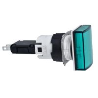 Lampka sygnalizacyjna zielona LED 12-24V prostokątny Harmony XB6 | XB6DV3BB Schneider Electric