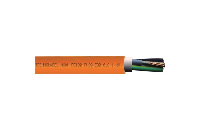 Kabel bezhalogenowy NHXH-O FE180/E90 1x150 0,6/1kV pomarańczowy BĘBEN | 0699 050 33 Technokabel