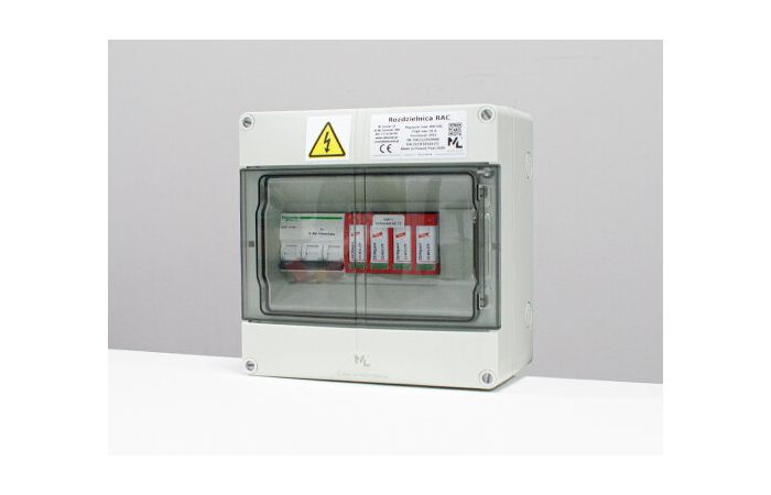 Rozdzielnica AC Typ23 8,1 kW-12,5kW, układ 3 fazowy, B25 3P, 1xSPD AC T2, zalecany kabel 5x4mm2 | RAC23/3F/B25A/T2 Ml System +