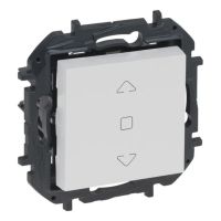 Przycisk sterowania roletami 2 - pozycyjny, biały, NILOE STEP | 863143B Legrand