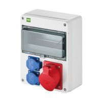 Rozdzielnica RS 10-mod. 2x2P+Z, 3P+N+Z 16A szary | 6224-00 Elektro-Plast Nasielsk