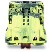 Złączka 2-przewodowa 50mm2 przelotowa, ciemnoszary-żółty | 285-151 Wago
