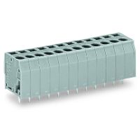 Złączka do płytek drukowanych 2,5mm2 RM 5mm22-bieg., szara | 739-102 Wago