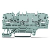 Złączka 2-przewodowa 2,5mm2, szara | 2002-1901 Wago