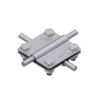 Złącze krzyżowe 2 płytki 4XM8 B do 40mm / OG / | A191036 An-kom