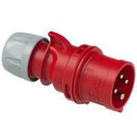 Wtyczka 32A/400V 4B IP44 przenośna przenośna styki niklowane | 024-6V PCE