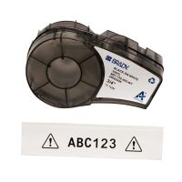 Etykieta M21-750-595-WT winyl, czarno białe Y4083073 | 142797 Brady