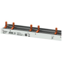 Szyna łączeniowa grzebieniowa 10 mm2, 2-faz., 16x (1-faz.+N), 956 mm, z możliwością cięcia | 5ST3786-0 Siemens