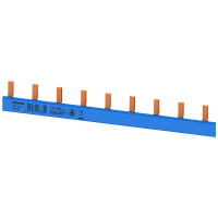 Szyna łączeniowa grzebieniowa 10 mm2, 1-faz., 56 x N, 1016 mm, z możliwością cięcia | 5ST3787-0 Siemens