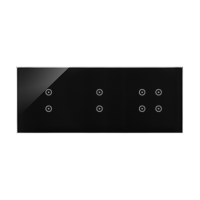 Panel dotykowy S54, 3 moduły, 2 pola dotyk. pion+2 pola dotyk. pion+4 pola dotyk. zastygła lawa | DSTR3334/73 Kontakt Simon