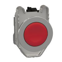 Przycisk z samopowrotem Fi-22mm kryty czerwony 1NC bez oznaczenia | XB4FA42 Schneider Electric